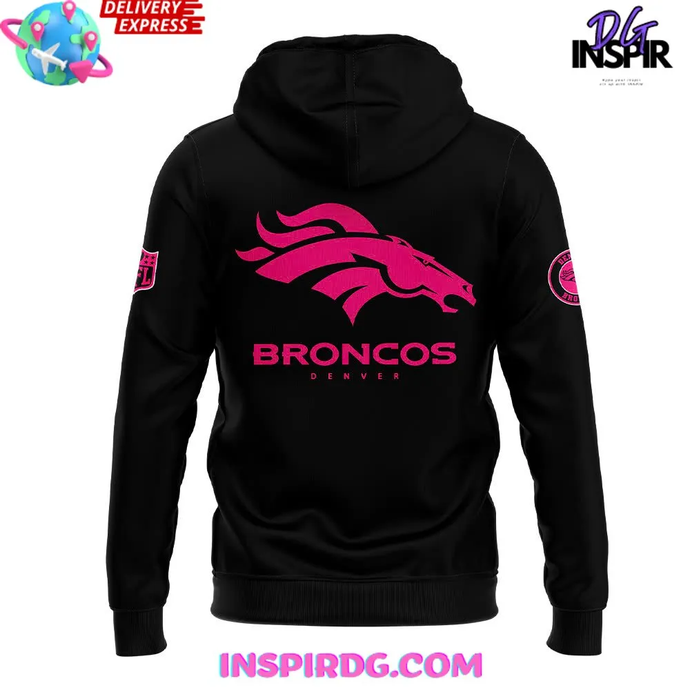 -Denver Broncos NFL Crucial Catch Breast Cancer 2024 Hoodie