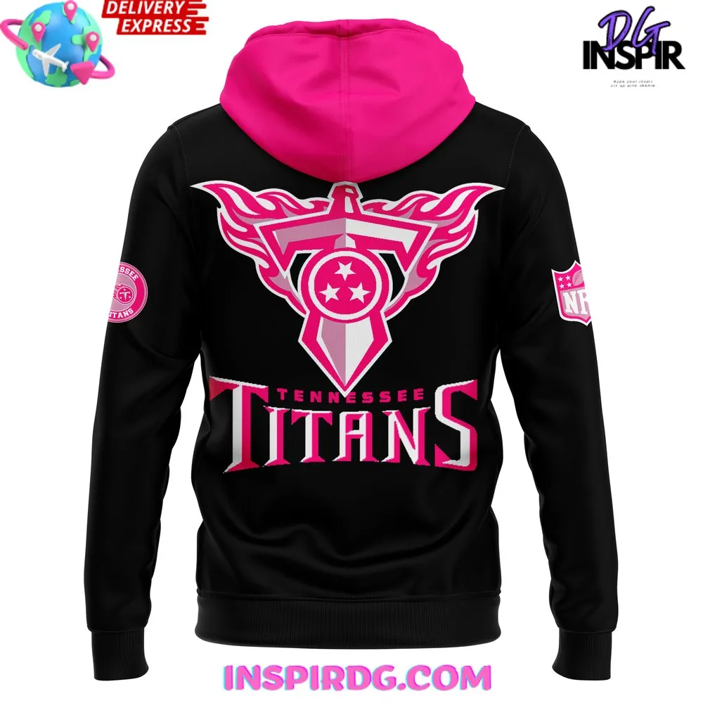 -Tennessee Titans NFL Crucial Catch Breast Cancer 2024 Hoodie