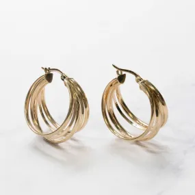 14K Gold Hoop Earrings