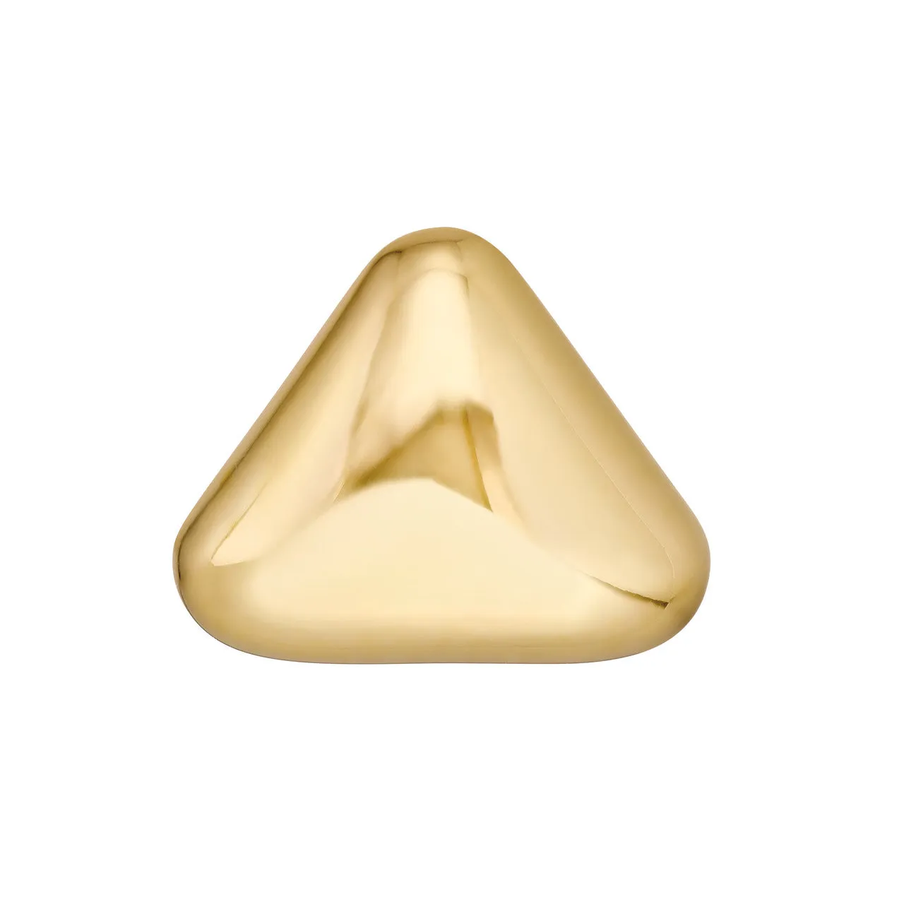 14kt Gold Polished Triangular Stud Earrings