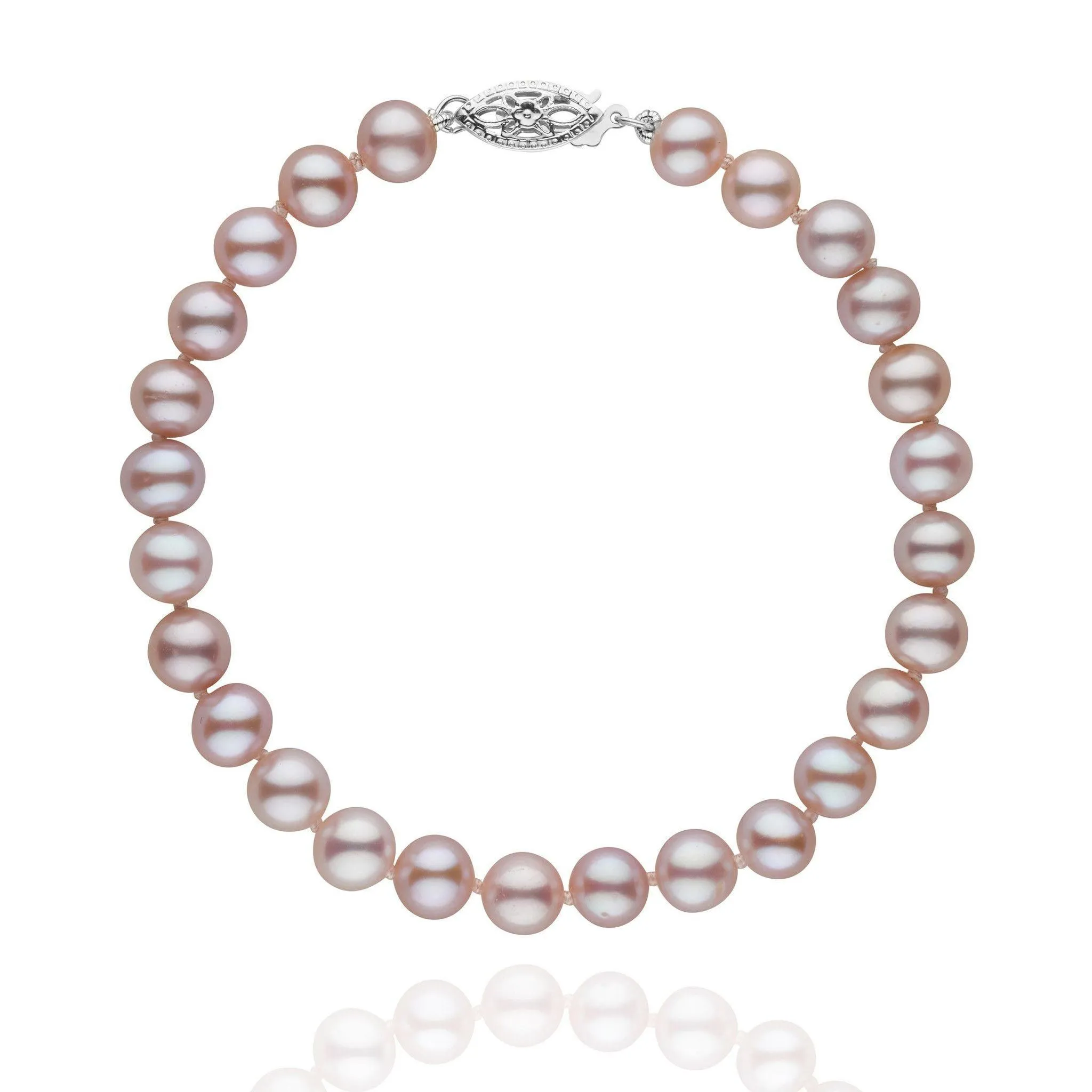 6.5-7.0 mm Lavender Freshwater AA+ Pearl Bracelet