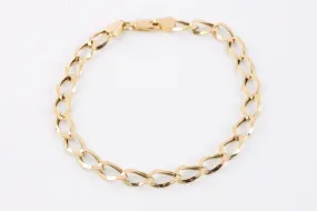 7.75 18k Yellow Gold Chain Bracelet (3.90g.)