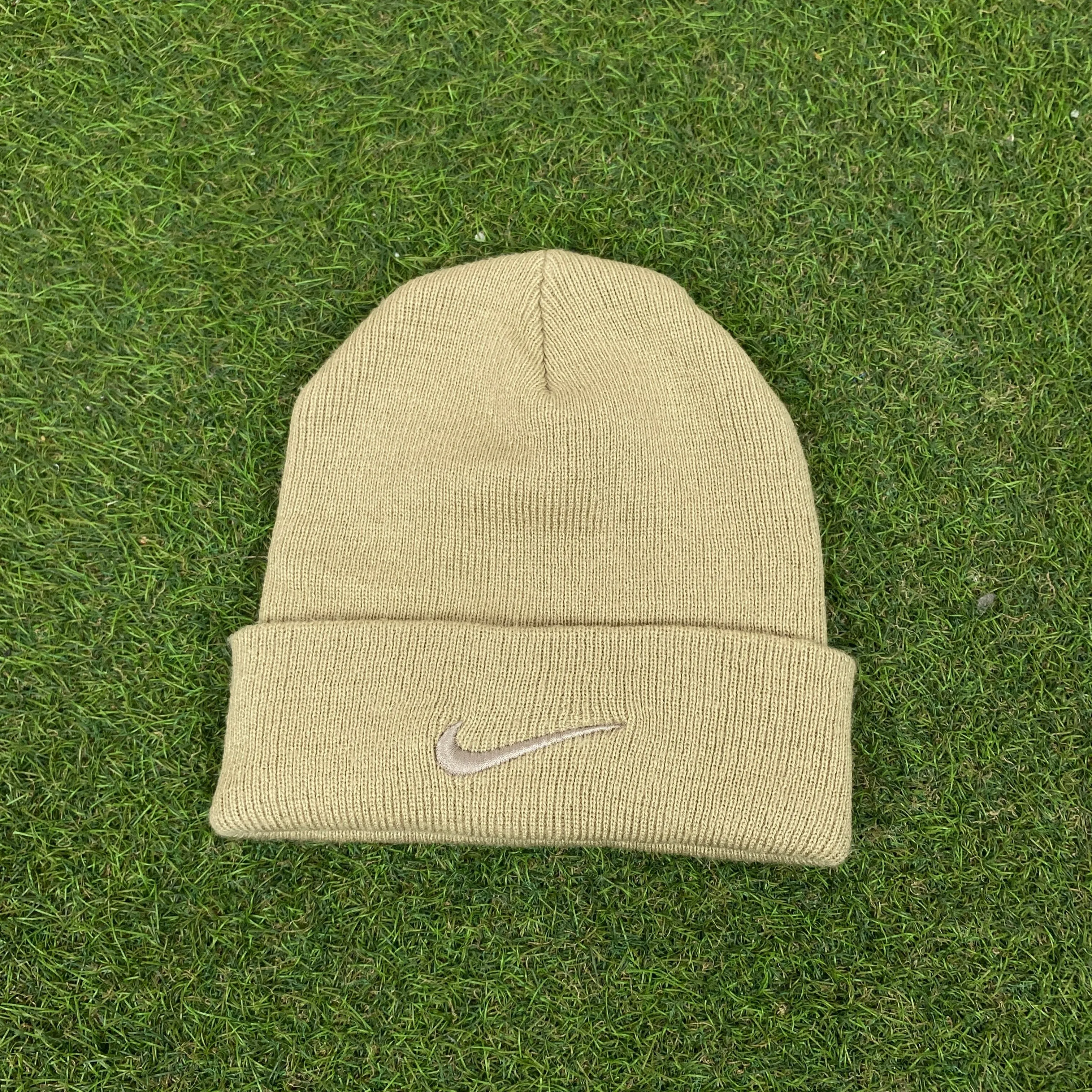 90s Nike Beanie Hat Brown