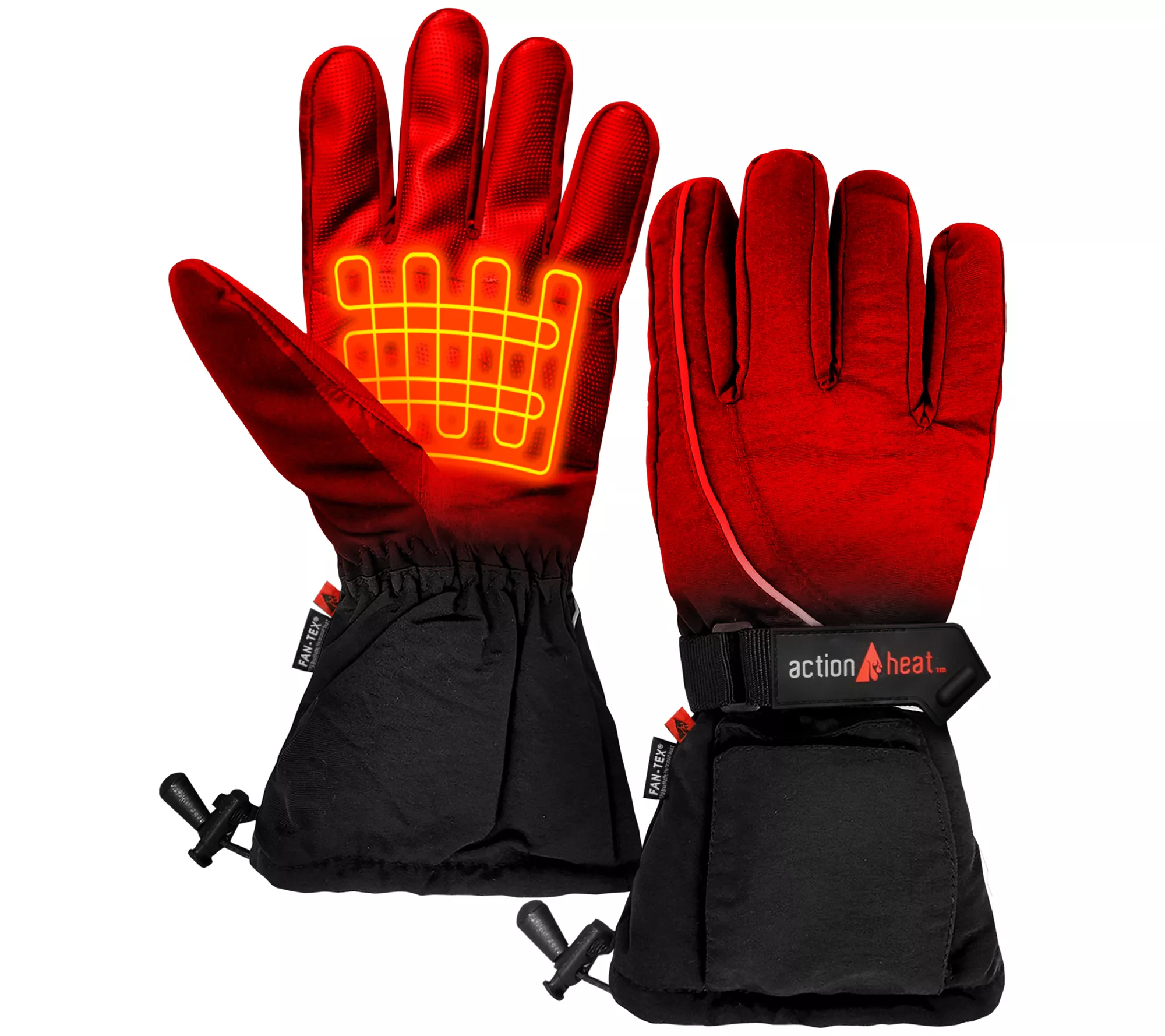 ActionHeat Women's AA Battery Heated Snow Gloves