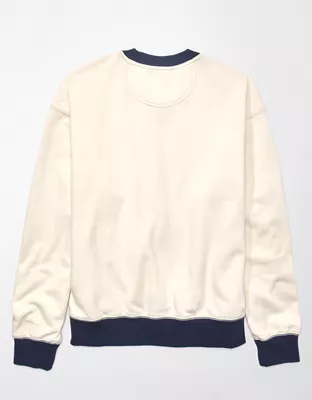 AE AE Fleece Colorblock Crew Neck Sweatshirt