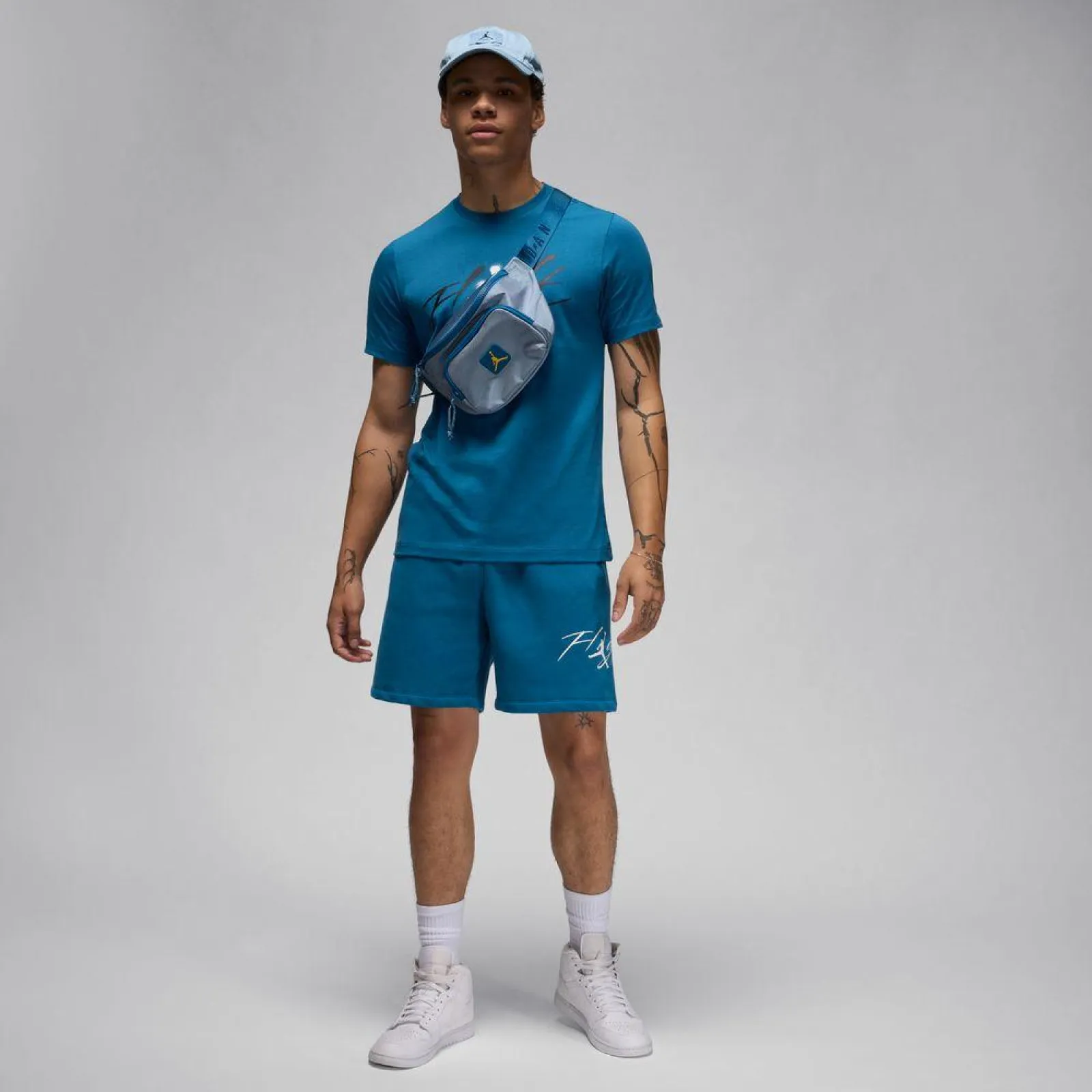 Air Jordan Brooklyn Fleece Shorts ''Industrial Blue''