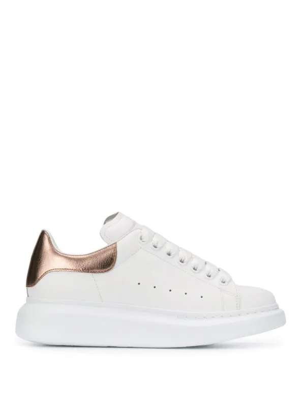 Alexander Mcqueen Oversize smooth leather sneakers