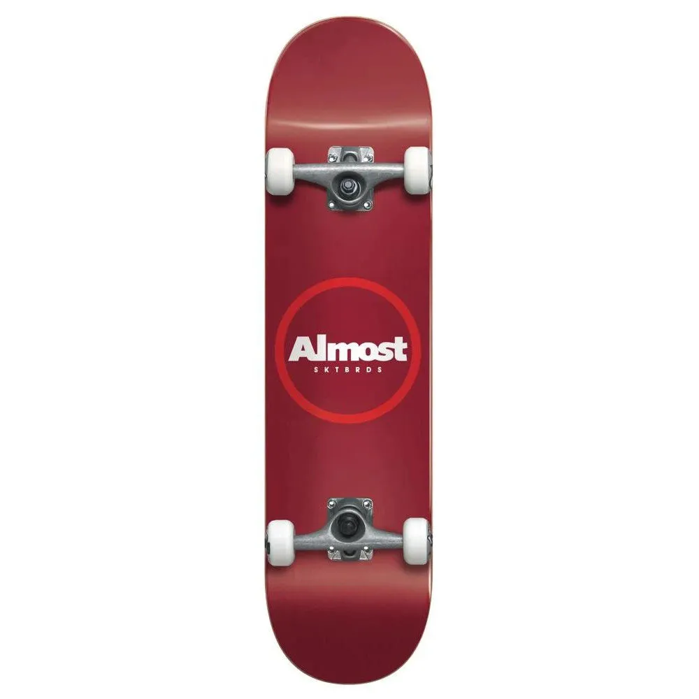 Almost Red Ringer Youth 7.25 Complete Skateboard - Red