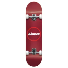 Almost Red Ringer Youth 7.25 Complete Skateboard - Red