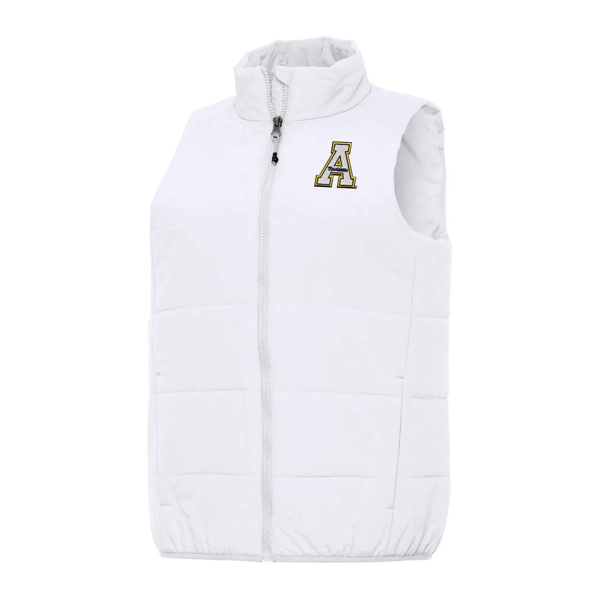 Antigua Appalachian State Mountaineers Women's White Experience Full-Zip Vest