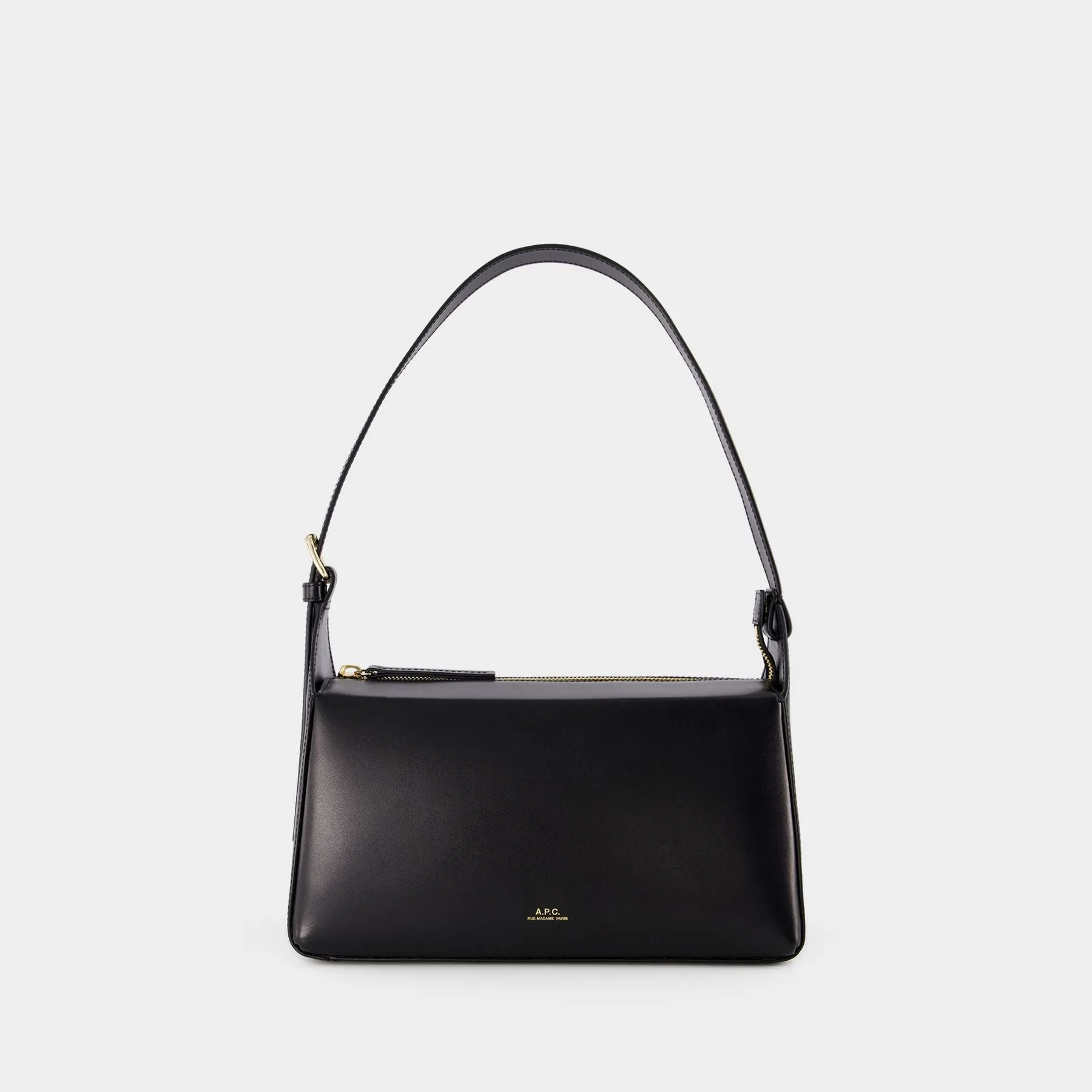 A.P.C.  Virginie Hobo Bag - A.P.C - Leather - Black