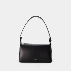 A.P.C.  Virginie Hobo Bag - A.P.C - Leather - Black