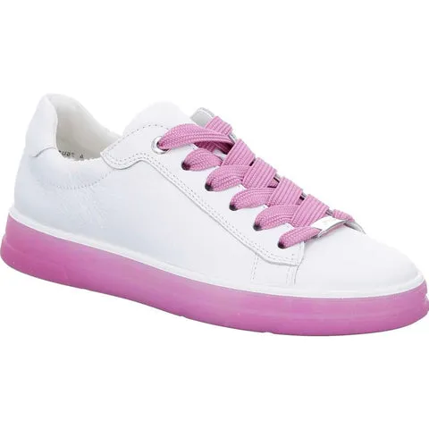 Ara Womens Florence Sneakers - Weiss/ Pink