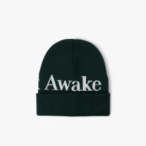 Awake NY Serif Logo Beanie / Forrest