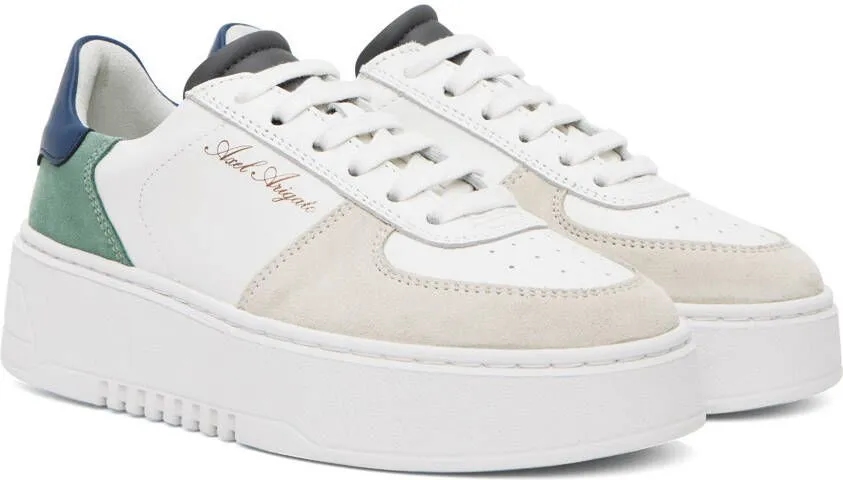 Axel Arigato White & Blue Orbit Sneakers