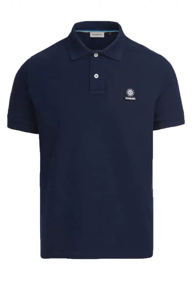 Badge Logo Polo Shirt Navy