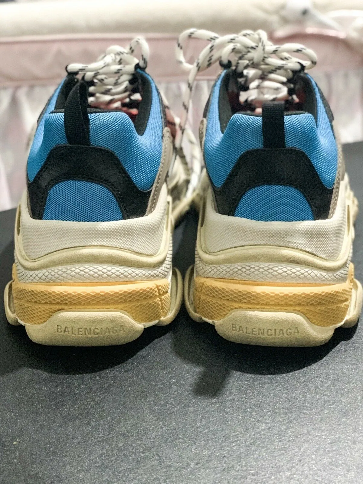 Balenciaga | Triple S Sneakers | Blue Grey Red Black