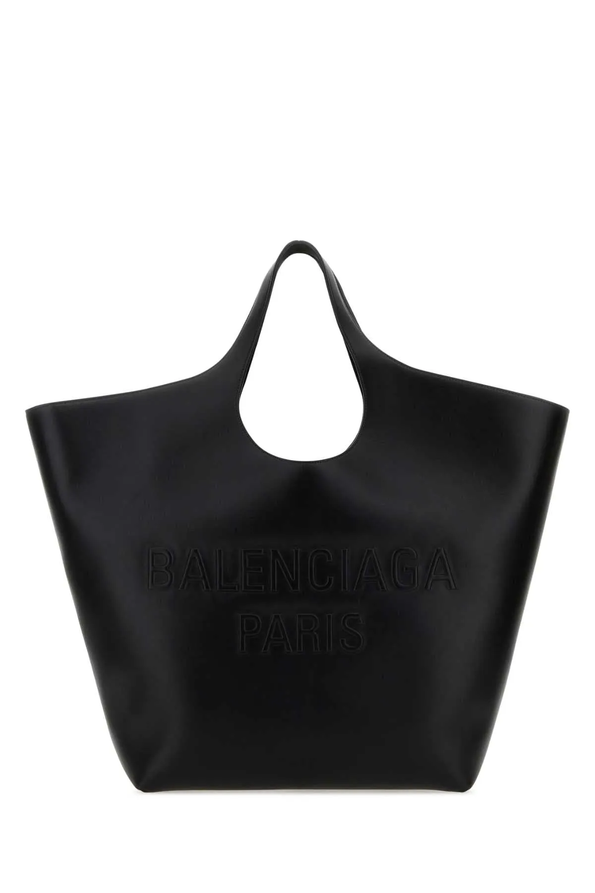 Balenciaga Black Leather Large Mary Kate Shopping Bag