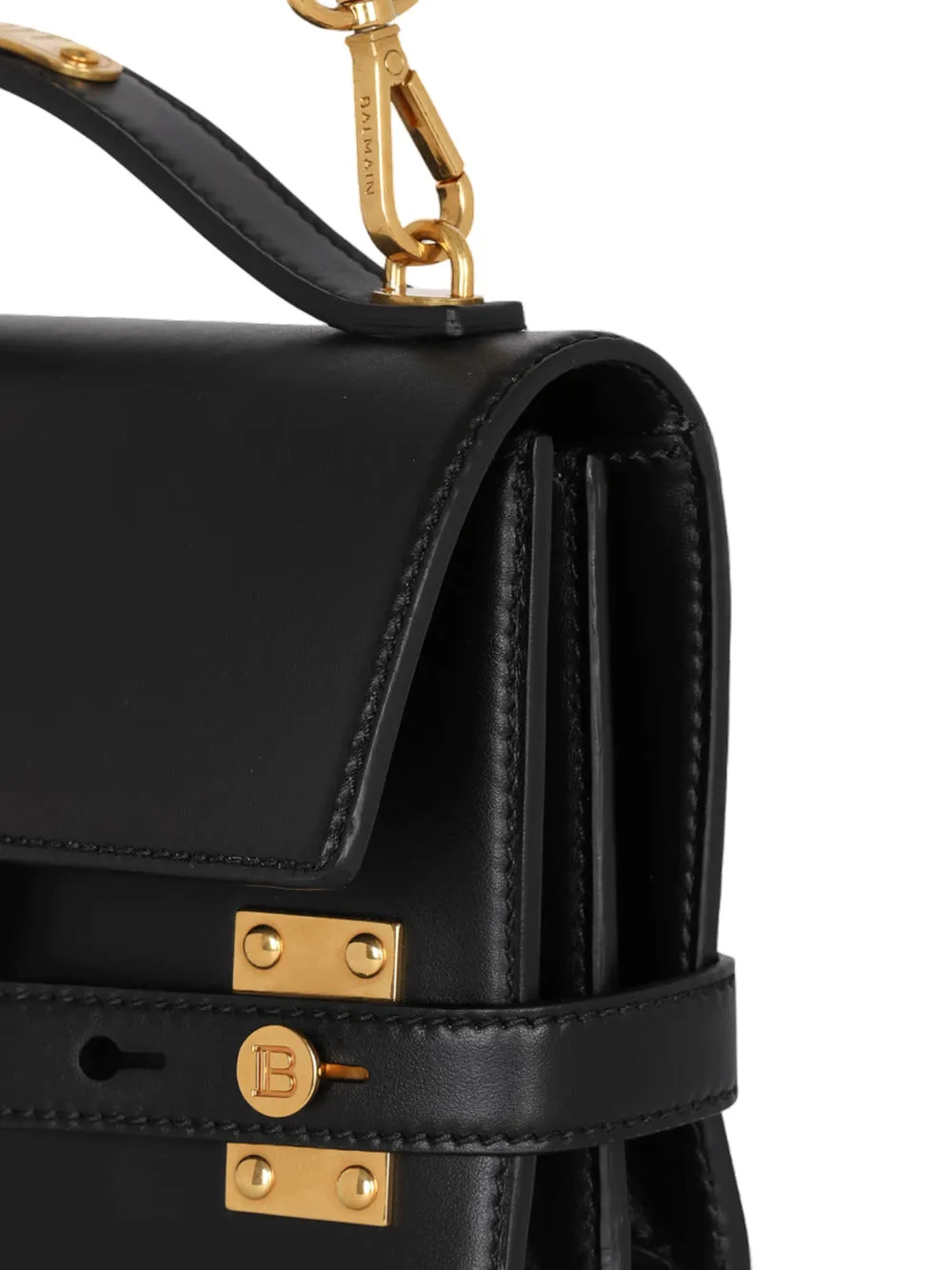 Balmain B Buzz 24 Bag In Smooth Leather