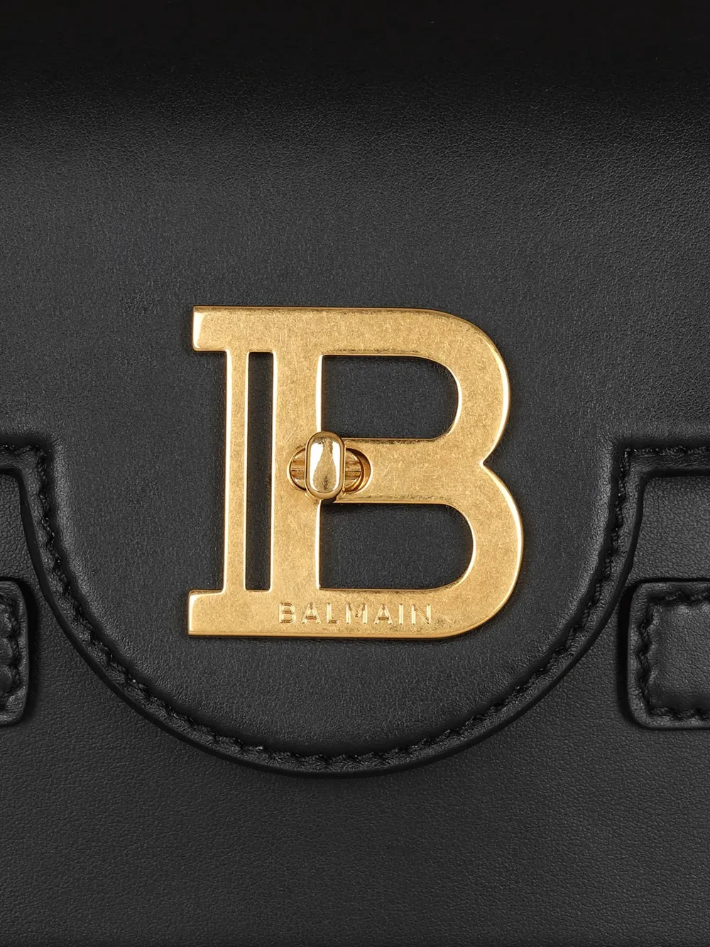 Balmain B Buzz 24 Bag In Smooth Leather