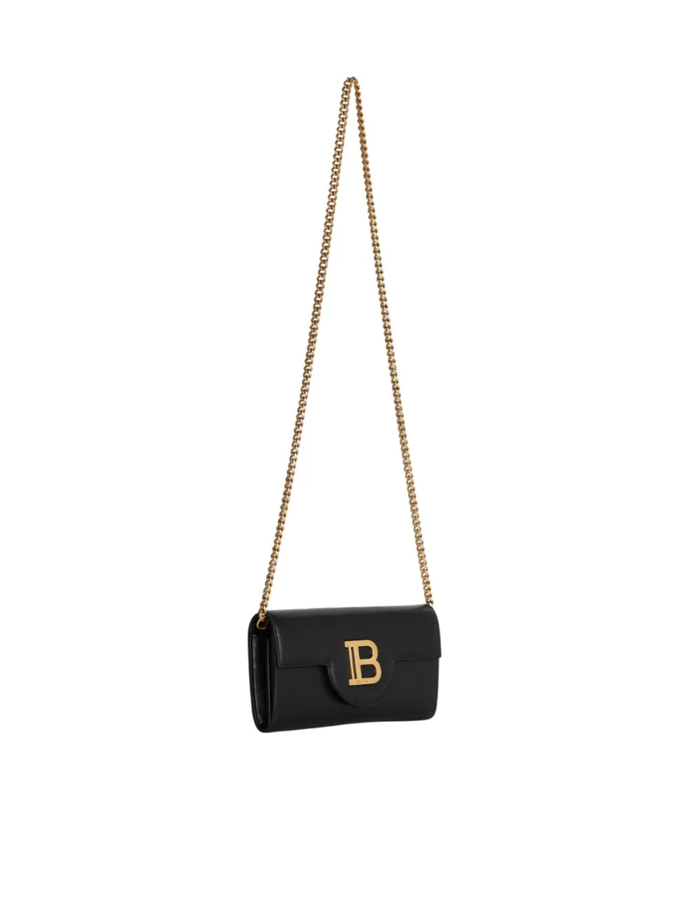 Balmain B Buzz Wallet Bag In Smooth Leather