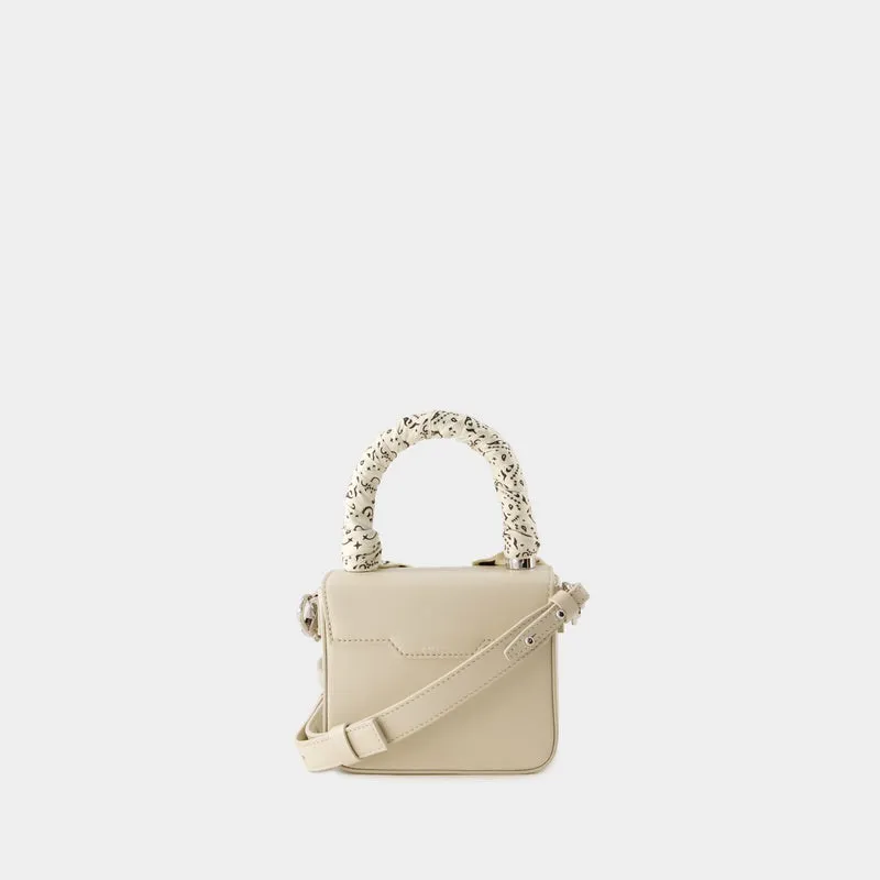 Bandana Micro Bag - Amiri - Leather - Beige