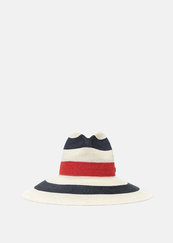 Banded Mid-Brim Hat - TRICOLOR