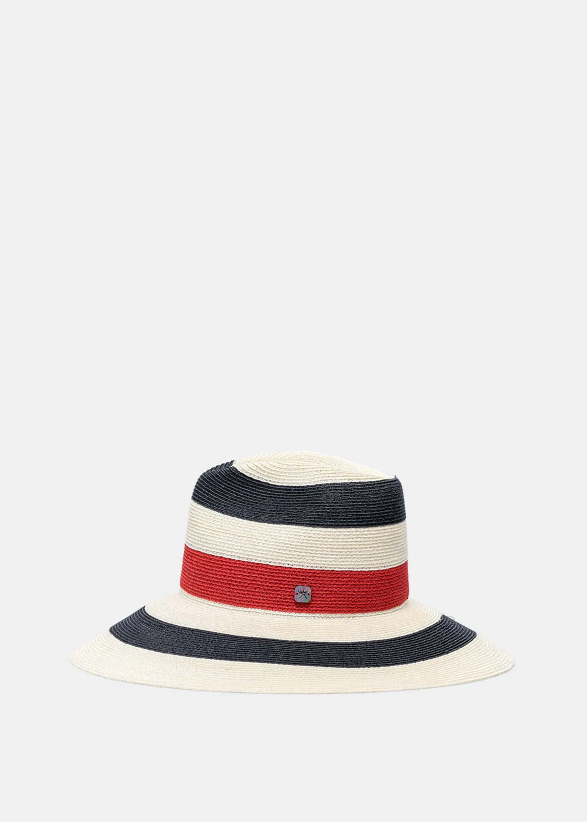 Banded Mid-Brim Hat - TRICOLOR