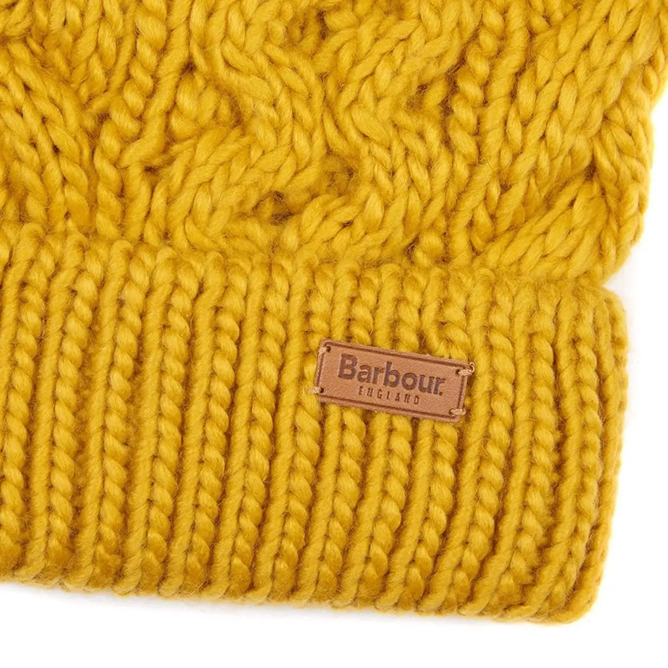 Barbour Womens Penshaw Beanie Ochre