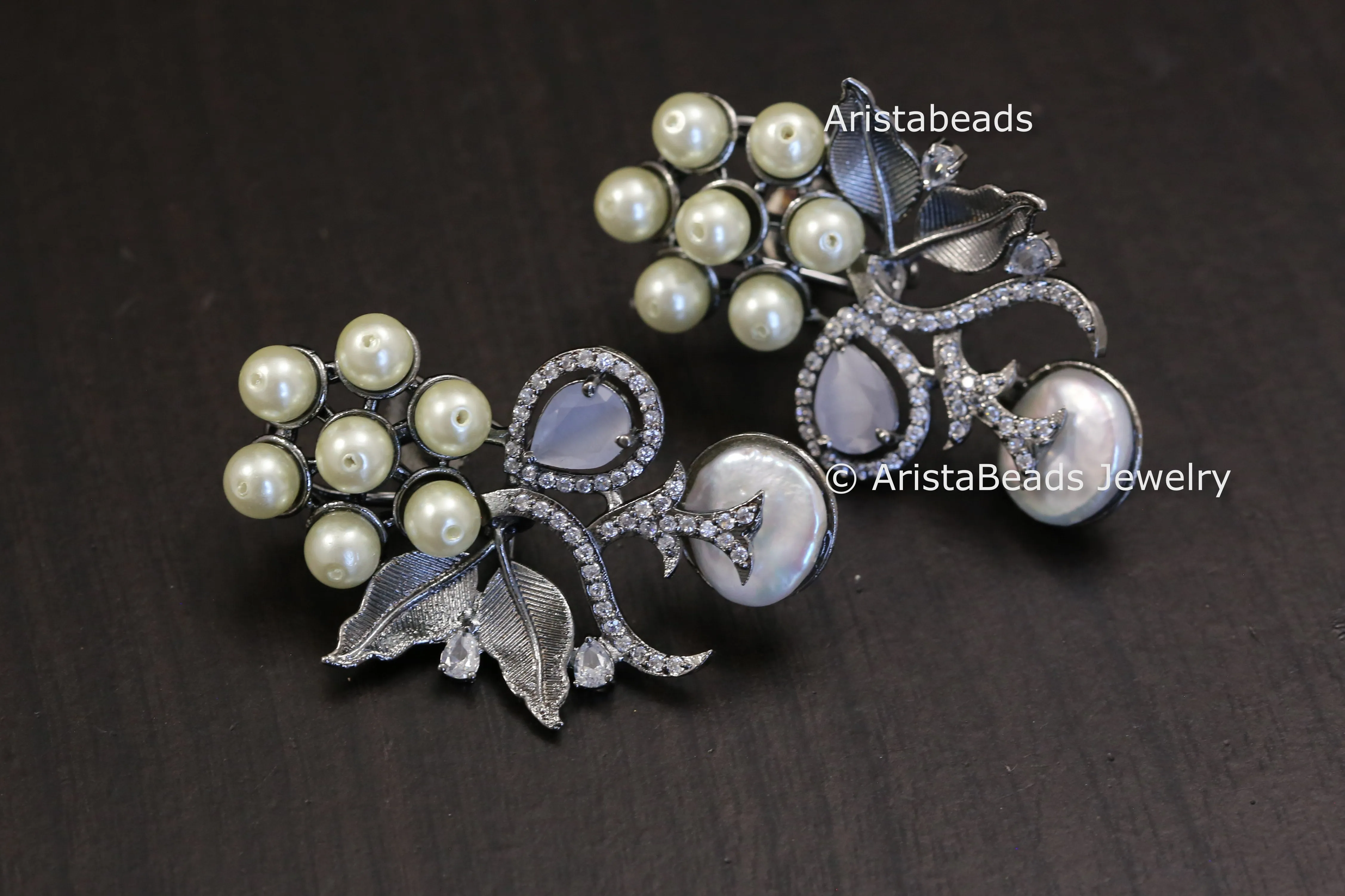 Baroque Pearl Designer Earrings