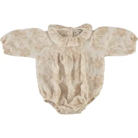 Bebe Organic Isabella Romper, Natural