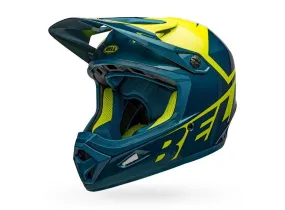 Bell Transfer Full Face Helmet - Gloss Blue-Hi Viz