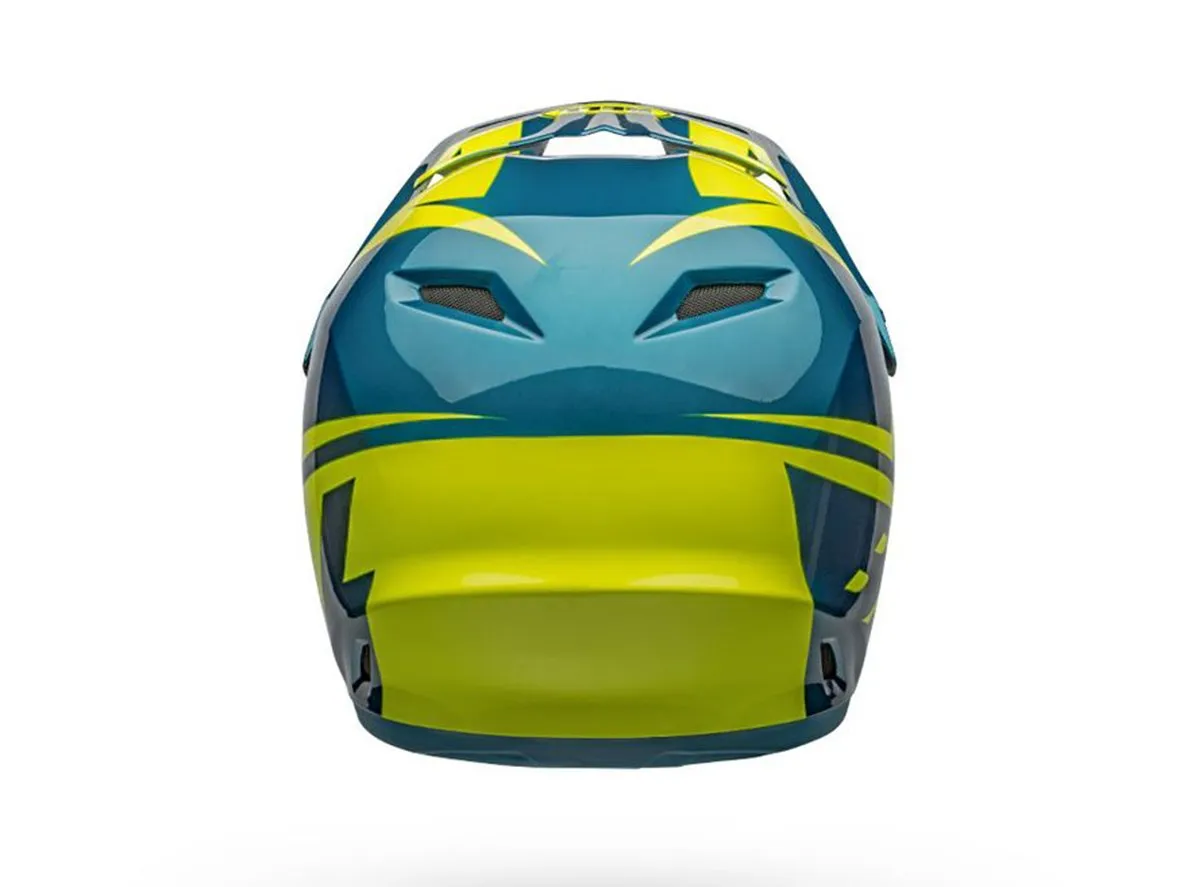 Bell Transfer Full Face Helmet - Gloss Blue-Hi Viz