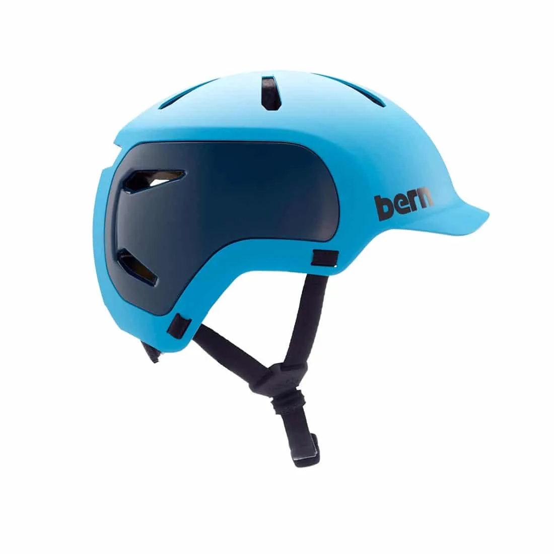 Bern Watts 2.0 EPS Helmet – Matte Ocean Blue