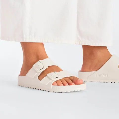 Birkenstock Arizona EVA Two Strap Sandals - Eggshell