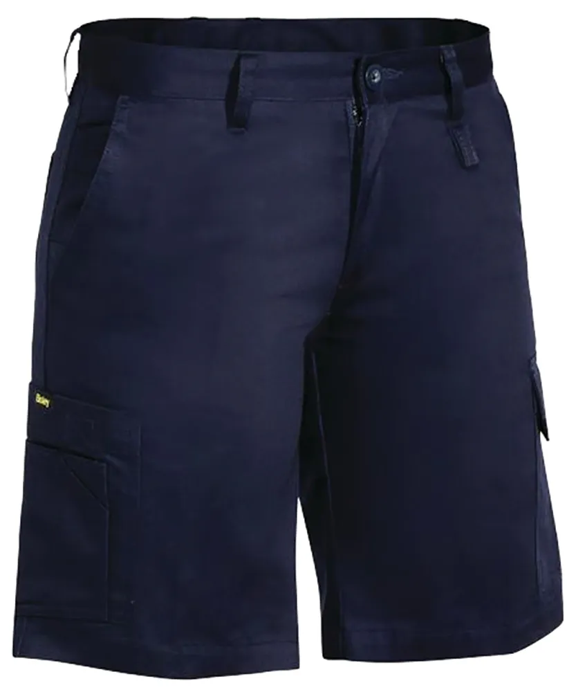 Bisley Workwear BSHL1999 Utility Short - Women - Cool Lightweight Cotton Preshrunk Drill - Navy - 8