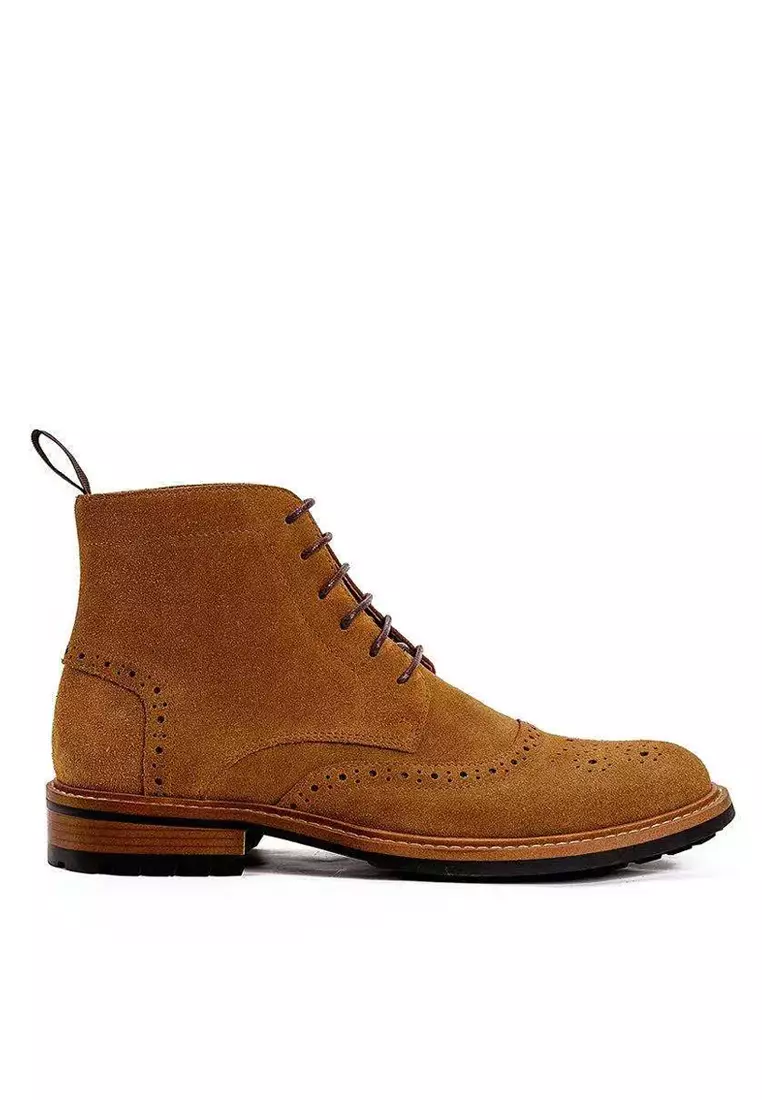 Bittter Cow Leather Brogue Boot G03-15