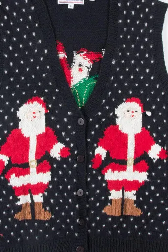 Black Ugly Christmas Vest 51555