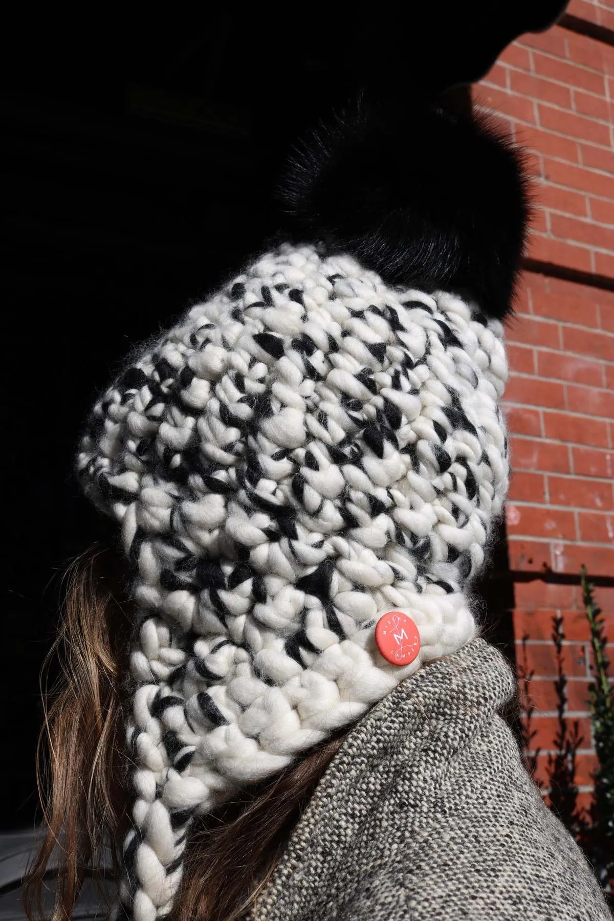 blend nolita beanie -  white/black