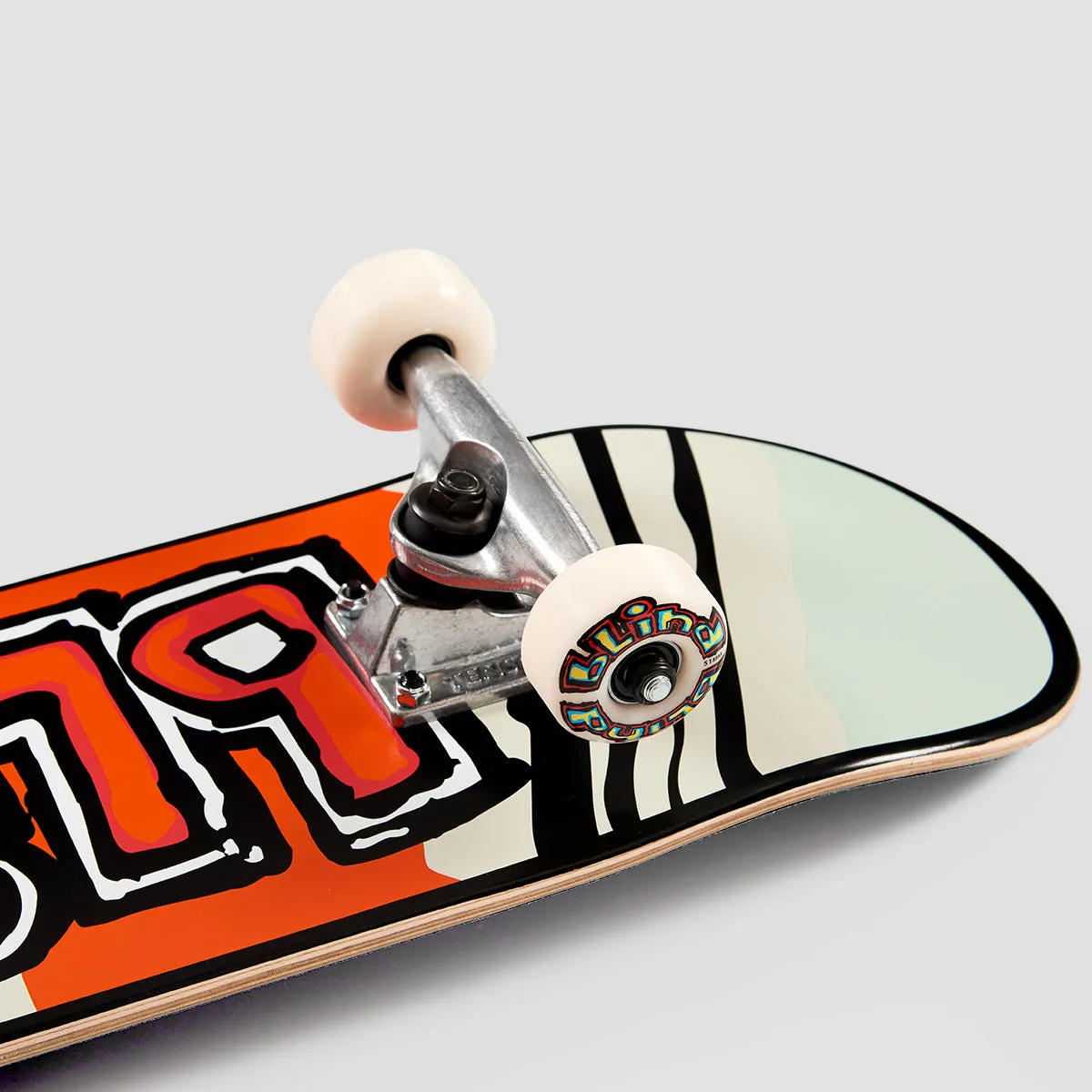 Blind Og Tiger Stripe FP Mini Skateboard Red/Orange - 7