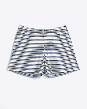 Blue Stripe Shorts