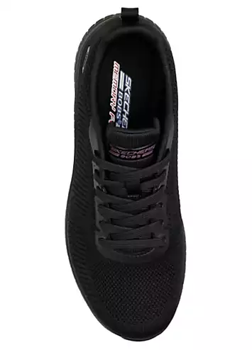 BOBS Squad Chaos Solid Engineered Lace Up Trainers by Skechers | Look Again