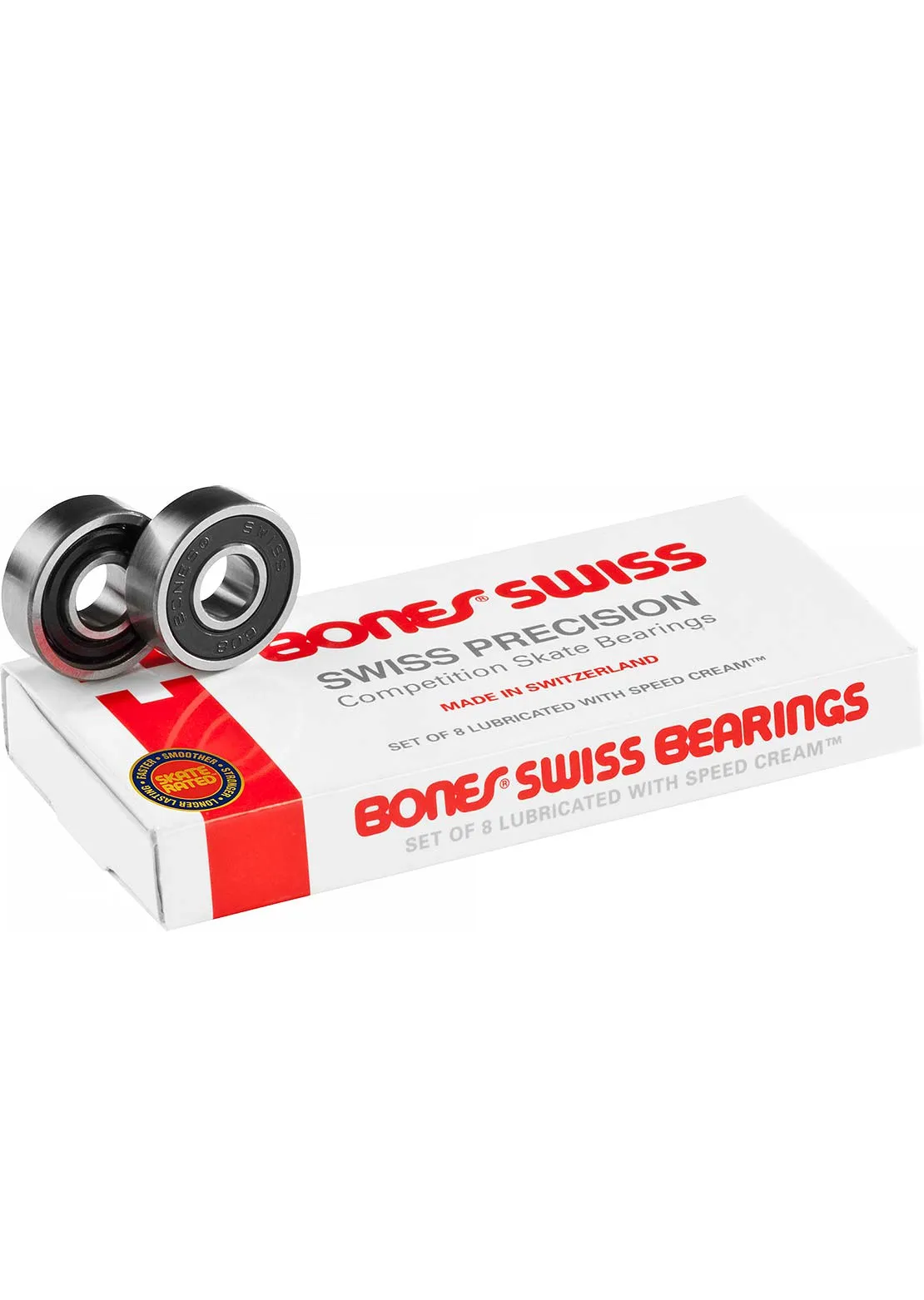 Bones Swiss Skateboard Bearing - Set of 8