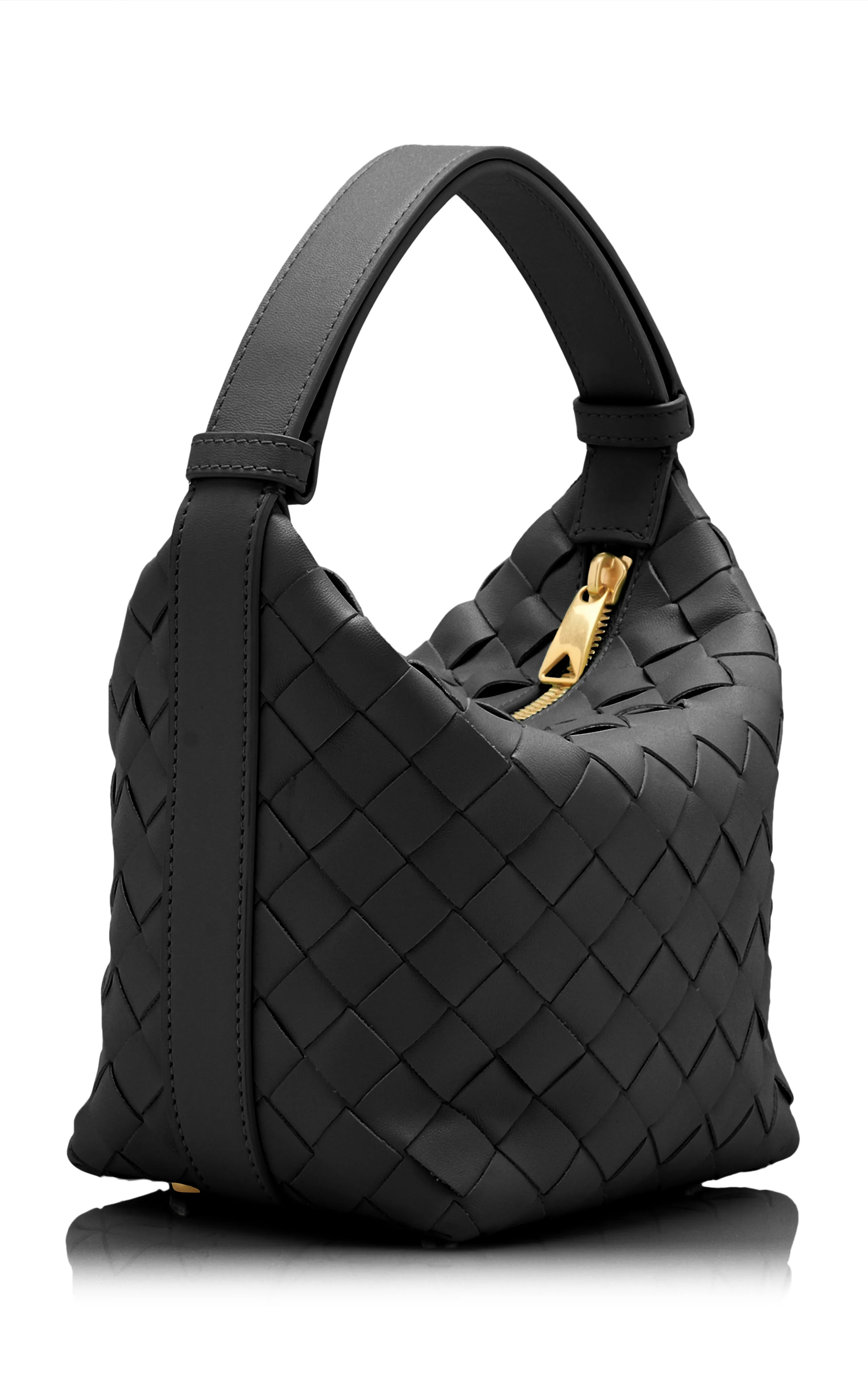 Bottega Veneta Candy Wallace Intrecciato Leather Bag