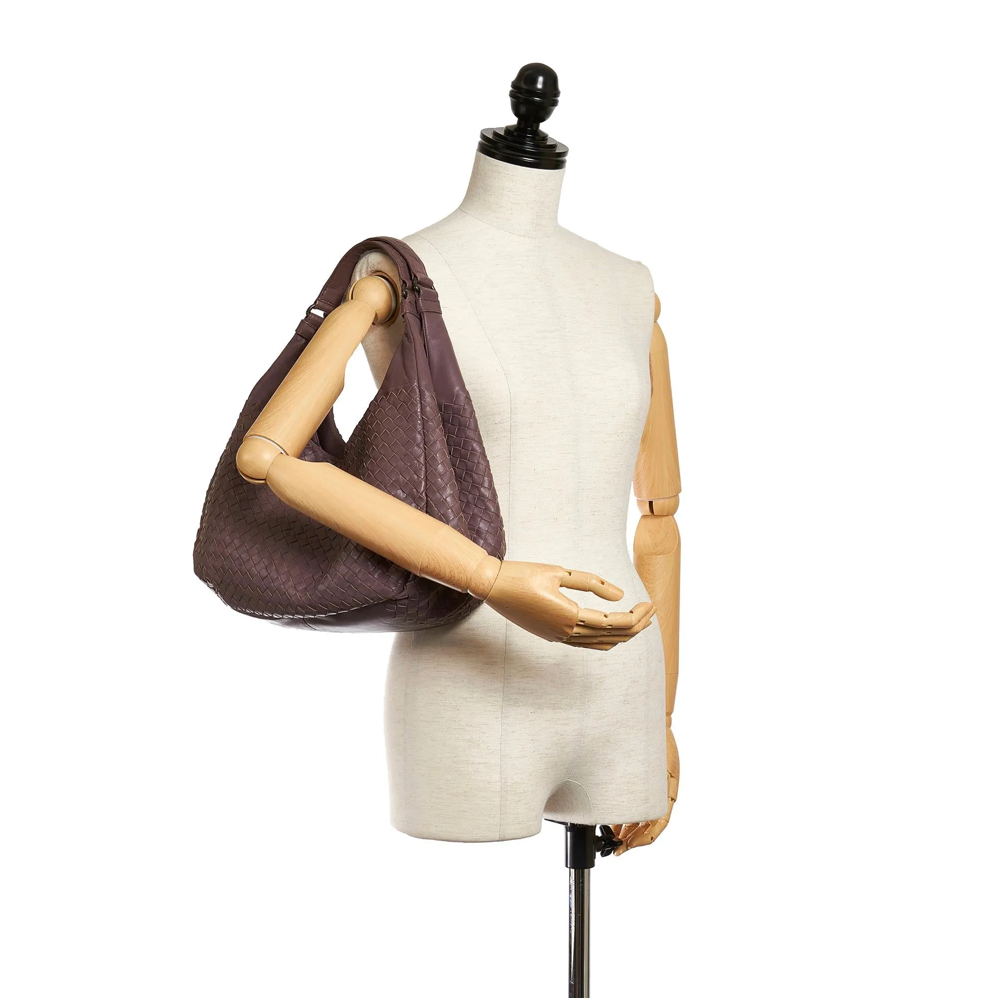 Bottega Veneta Intrecciato Campana Leather Hobo Bag