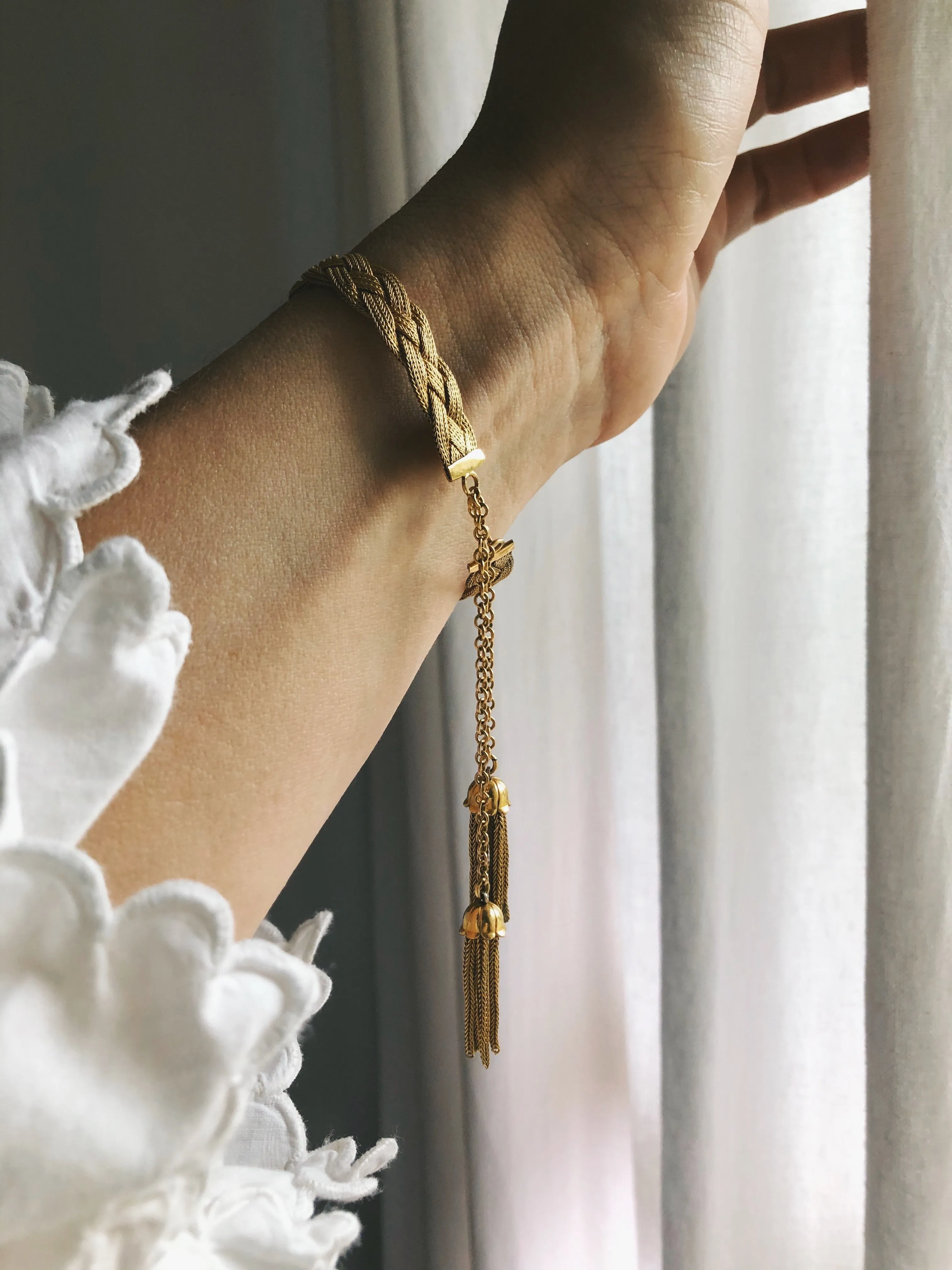 Braided Tassel Bracelet