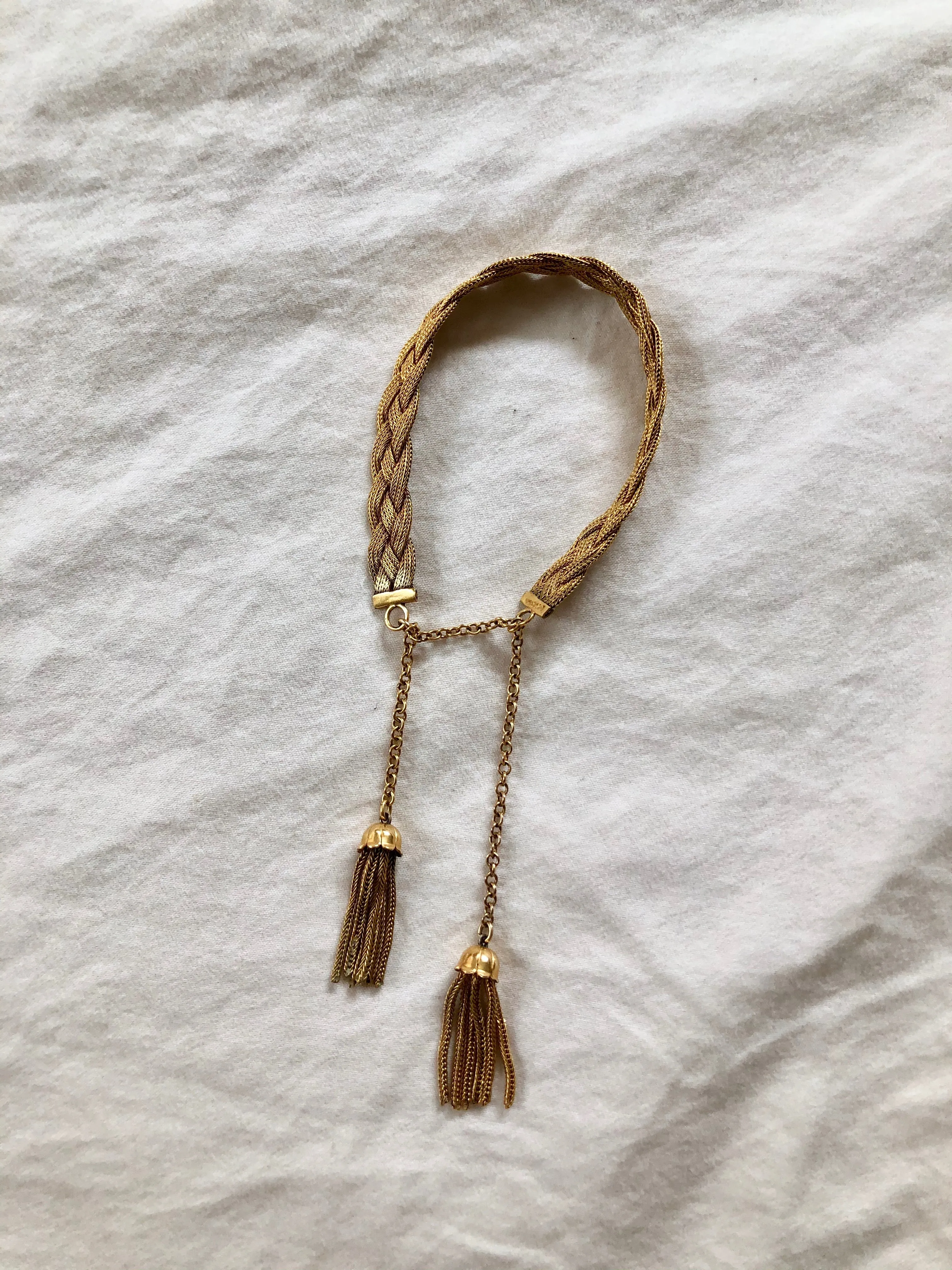 Braided Tassel Bracelet