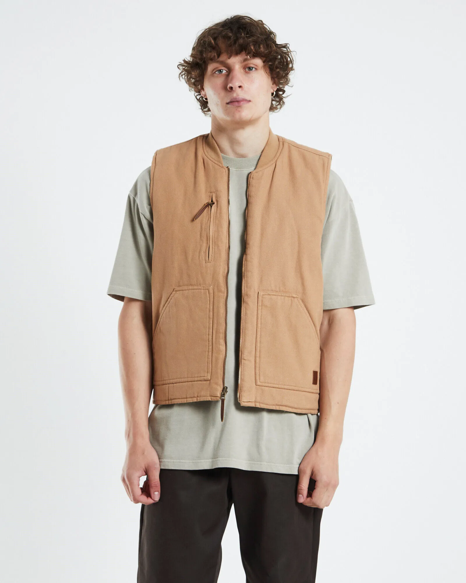 Brixton Abraham Reversible Vest Mojave