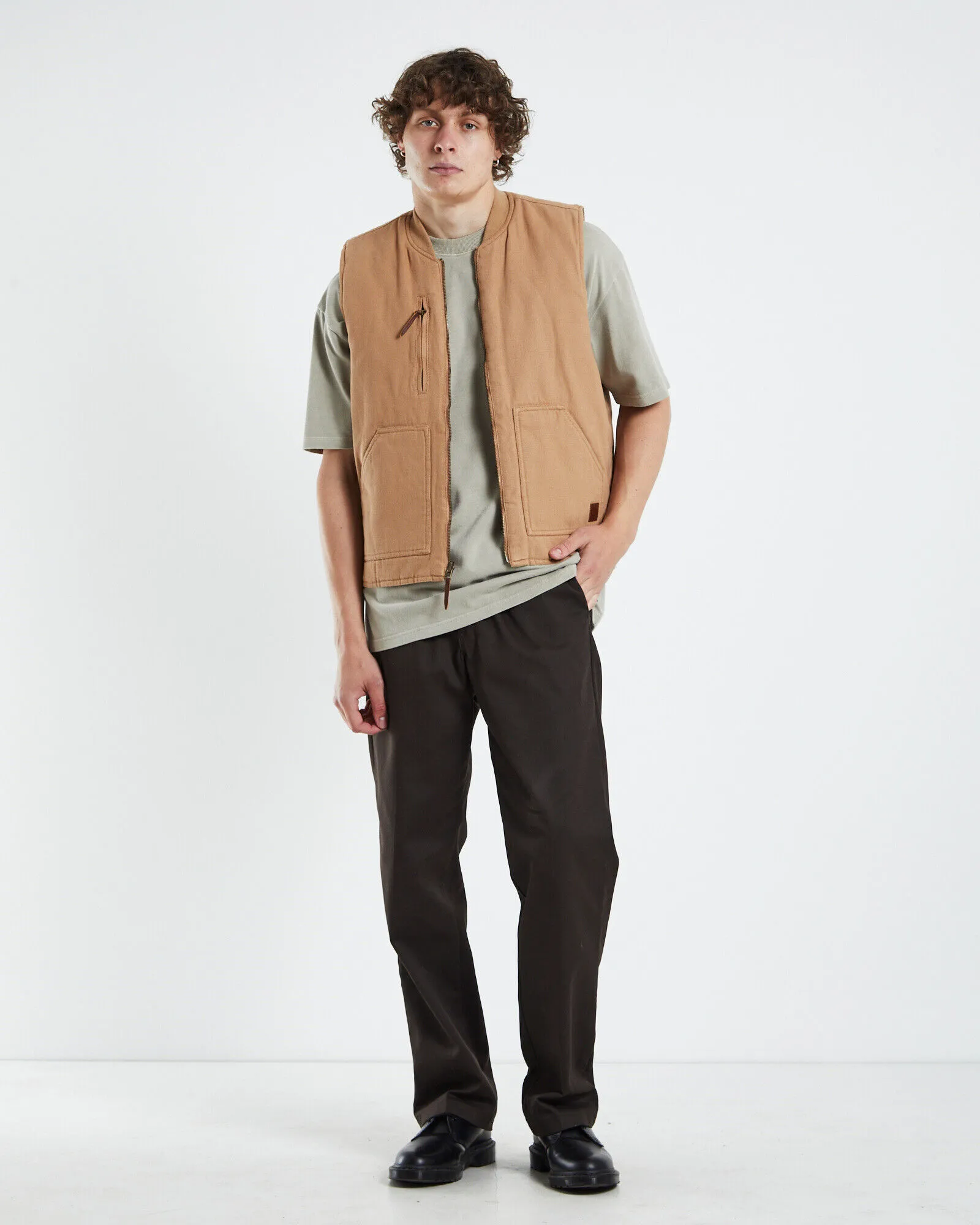 Brixton Abraham Reversible Vest Mojave