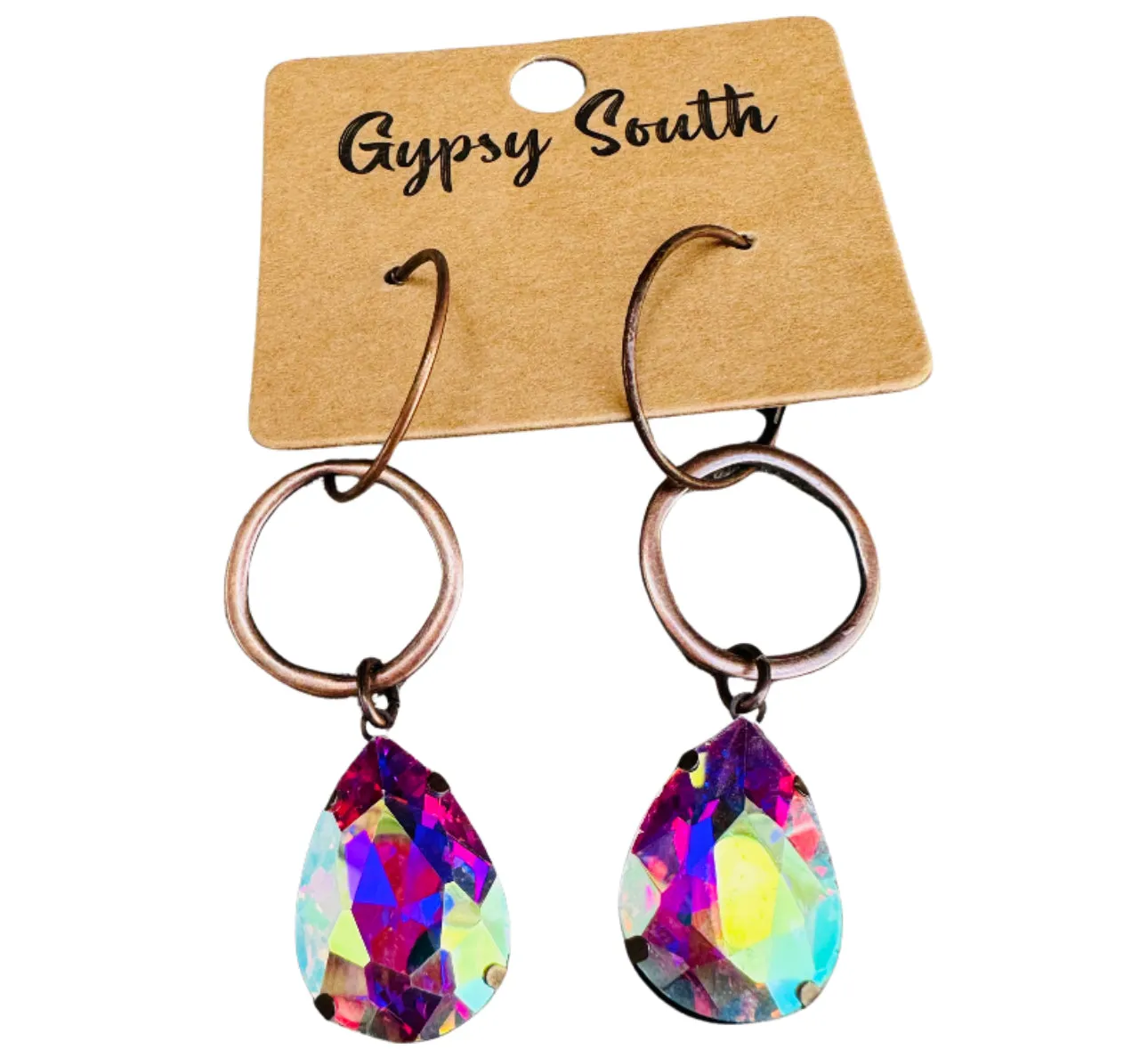 Bronze Stone Earrings - Gypsy South